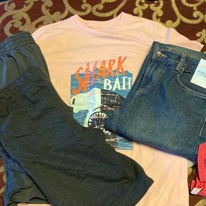 Size Large Cat and Jack Jeans and bundle 12/14